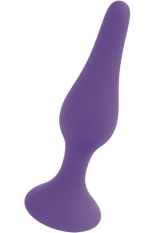 Фиолетовая анальная втулка Silcone Purple Plug Extra Large - 15,5 см. (Boys of Toys 64-00091)