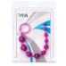 Фиолетовая анальная цепочка с кольцом - 30 см. (Toyfa Basic 881302-4)