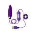 Фиолетовое узенькое виброяйцо с пультом управления A-Toys Cony, работающее от USB (A-toys 764019)