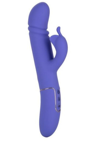 Фиолетовый вибратор-кролик Shameless Seducer - 25,5 см. (California Exotic Novelties SE-4445-50-3)