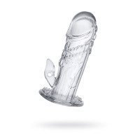 Прозрачная насадка на пенис Uco - 13 см.