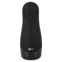 Черный вибромастурбатор с подогревом Masturbator with 3 Functions