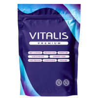 Презервативы VITALIS Premium Sensation с кольцами и точками - 15 шт. Презервативы VITALIS Premium Sensation с кольцами и точками - 15 шт.
