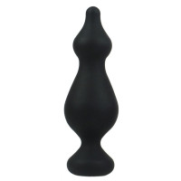 Черная анальная втулка Amuse L - 13,8 см.