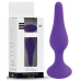 Фиолетовая анальная втулка Silcone Purple Plug Medium - 11 см. (Boys of Toys 64-00089)