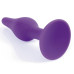 Фиолетовая анальная втулка Silcone Purple Plug Medium - 11 см. (Boys of Toys 64-00089)