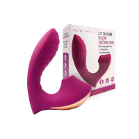 Сливовый вибромассажер с вакуумной стимуляцией клитора Сливовый вибромассажер с вакуумной стимуляцией клитора