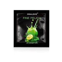 Саше съедобной оральной смазки OraLove с ароматом фейхоа - 3 гр. Саше съедобной оральной смазки OraLove с ароматом фейхоа - 3 гр.