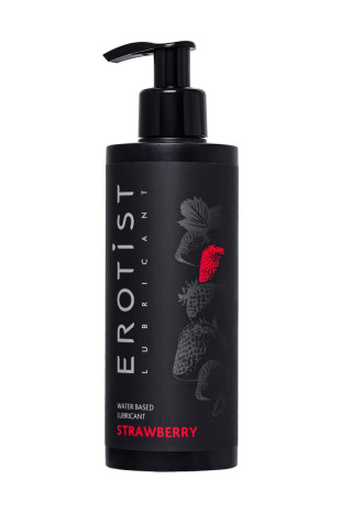 Лубрикант на водной основе Erotist Strawberry с ароматом клубники - 250 мл. (Erotist Lubricants 541605)