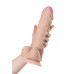 Телесный реалистичный фаллоимитатор для фистинга на присоске - 28 см. (ToyFa 822008)