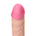 Телесный реалистичный фаллоимитатор для фистинга на присоске - 28 см. (ToyFa 822008)