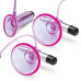 Фиолетовая вибропомпа для клитора и сосков Vibrating Nipple Suckers with Clitoral Pump and Quick Release (Lux Fetish LF5329)