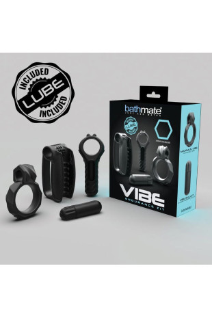 Набор Bathmate Vibe Endurance Kit: 2 эрекционных кольца, вибропуля, мастурбатор (Bathmate BM-V-EP)