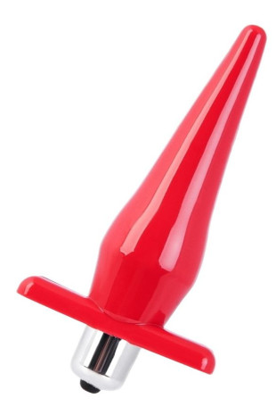 Красная водонепроницаемая вибровтулка Black Red - 12,7 см. (ToyFa 901301-9)