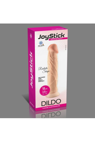 Телесный фаллоимитатор на присоске JoyStick - 18 см. (Sitabella 102102JS)