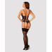 Эффектный кружевной корсаж Raquelia со шнуровкой (Obsessive Raquelia corset)