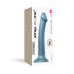 Голубой фаллоимитатор Mono Density Dildo Size M - 16 см. (Strap-on-me 6013861)