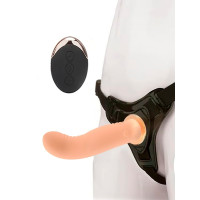 Женский вибрострапон со съемной насадкой и пультом ДУ Женский вибрострапон со съемной насадкой и пультом ДУ