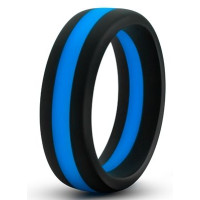 Черно-синее эрекционное кольцо Silicone Go Pro Cock Ring Черно-синее эрекционное кольцо Silicone Go Pro Cock Ring