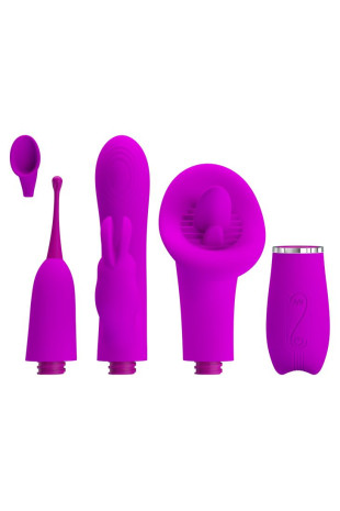 Лиловый вибронабор Thrill Kit (Baile BI-014877H)