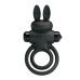 Черное эрекционное кольцо с вибростимуляцией клитора Vibrant Penis Ring III (Baile BI-210206)