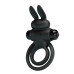 Черное эрекционное кольцо с вибростимуляцией клитора Vibrant Penis Ring III (Baile BI-210206)