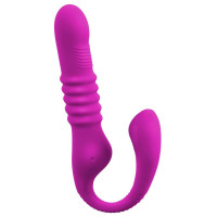 Лиловый вибратор 3 Function Vibrator с функцией фрикций и постукиванием Лиловый вибратор 3 Function Vibrator с функцией фрикций и постукиванием