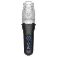 Автоматический мастурбатор Oral Sex Masturbator с функциями ротации, вибрации и фрикций