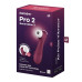 Сливовый вакуум-волновой клиторальный вибростимулятор Pro 2 Generation 3 with app control (Satisfyer 4051840)