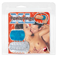 Комплект из 2 эластичных насадок на пенис