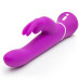 Лиловый вибратор-кролик Curve Rechargeable Rabbit Vibrator - 25,4 см. (Happy Rabbit 71503)