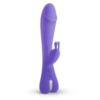Фиолетовый вибратор-кролик Trix Rabbit Vibrator - 22,5 см. Фиолетовый вибратор-кролик Trix Rabbit Vibrator - 22,5 см.
