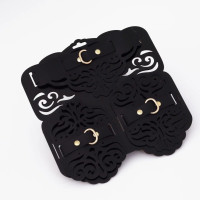 Фигурный набор для БДСМ-игр с узорами и золотистой фурнитурой