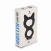 Черное двойное эрекционное кольцо Rooster Kalf (Velv or E31021)