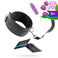 Набор для двоих «50 оттенков страсти»: 20 карт, ошейник и вибропуля Набор для двоих «50 оттенков страсти»: 20 карт, ошейник и вибропуля