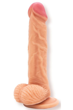 Телесный фаллоимитатор на присоске Reliable - 18,9 см. (Lola Games 6000-01lola)