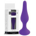 Фиолетовая анальная втулка Silcone Purple Plug Large - 12,5 см. (Boys of Toys 64-00090)