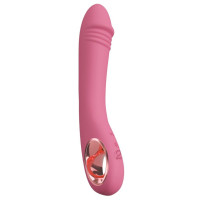 Розовый тонкий вибратор для точки G Slim G-Spot Rose - 21,4 см. Розовый тонкий вибратор для точки G Slim G-Spot Rose - 21,4 см.
