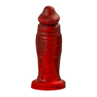 Силиконовый вибратор Monster Saur - 20 см.
