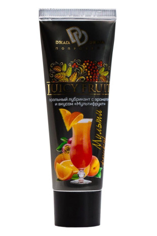 Интимный съедобный лубрикант JUICY FRUIT с ароматом фруктов - 30 мл. (БиоМед BMN-0065)