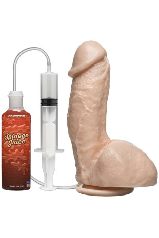 Фаллоимитатор с имитацией семяизвержения The Amazing Squirting Realistic Cock - 18,8 см. (Doc Johnson 0274-00-BX)